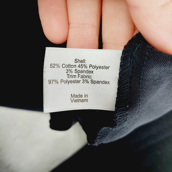 Lane Bryant Blazer Overcoat Black Zip Double Weave Stretch Blazer P6004 - Picture 6 of 7